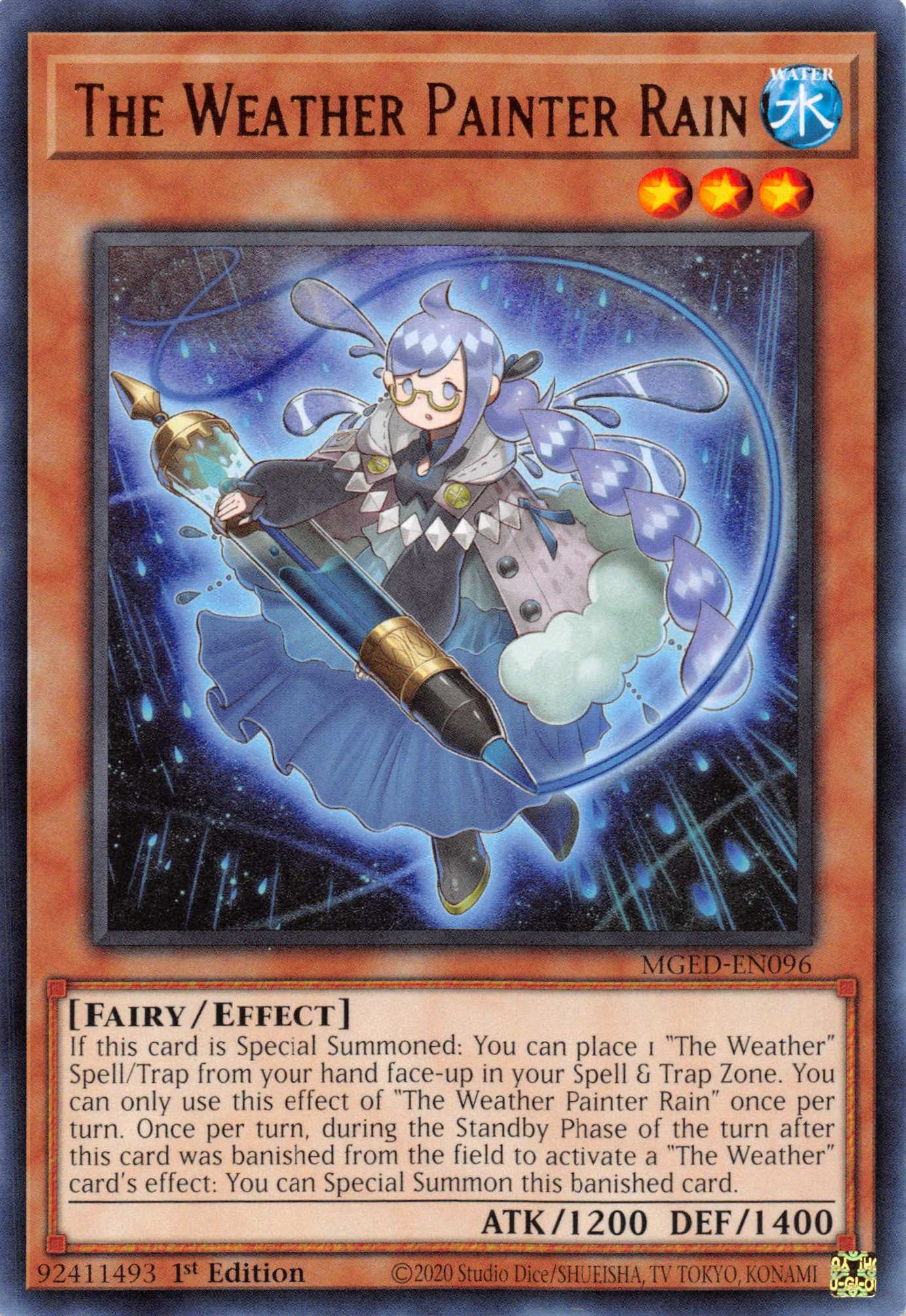 The Weather Painter Rain [MGED-EN096] Rare | Gam3 Escape