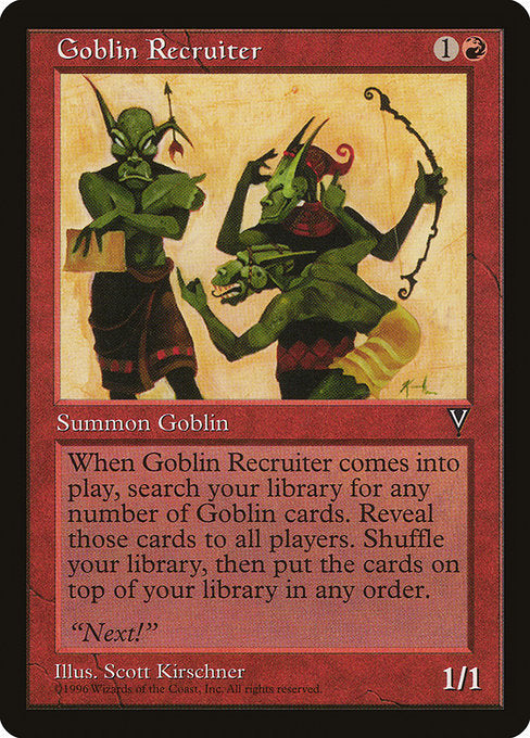 Goblin Recruiter [Visions] | Gam3 Escape