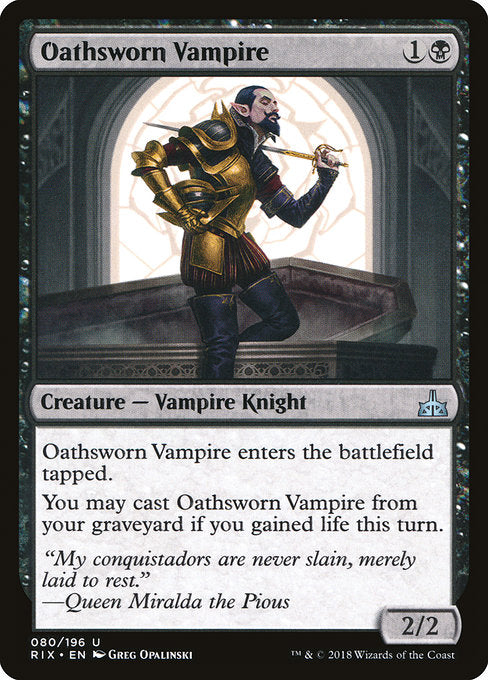 Oathsworn Vampire [Rivals of Ixalan] | Gam3 Escape