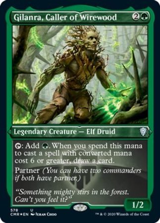 Gilanra, Caller or Wirewood (Foil Etched) [Commander Legends] | Gam3 Escape