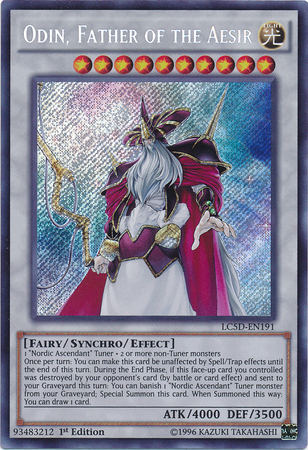 Odin, Father of the Aesir [LC5D-EN191] Secret Rare | Gam3 Escape