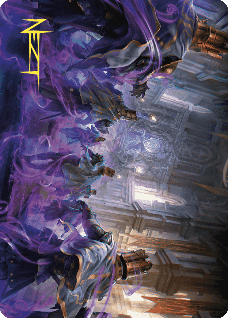 Eerie Interference Art Card (Gold-Stamped Signature) [Wilds of Eldraine Art Series] | Gam3 Escape