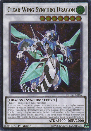 Clear Wing Synchro Dragon (UTR) [CROS-EN046] Ultimate Rare | Gam3 Escape