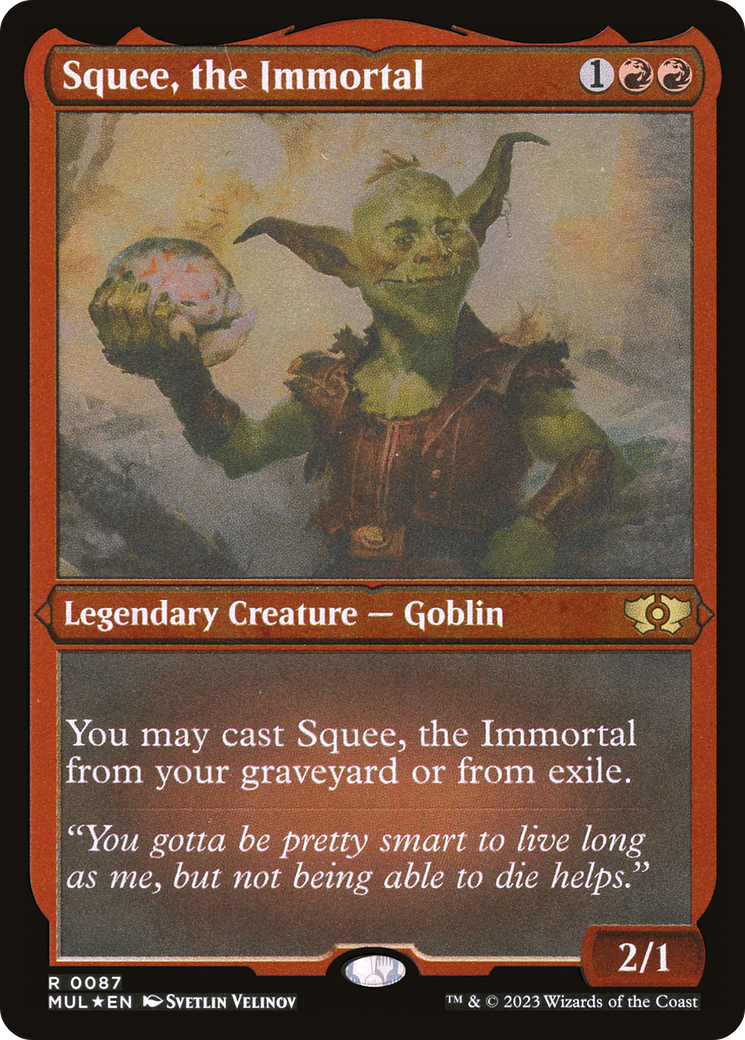 Squee, the Immortal (Foil Etched) [Multiverse Legends] | Gam3 Escape