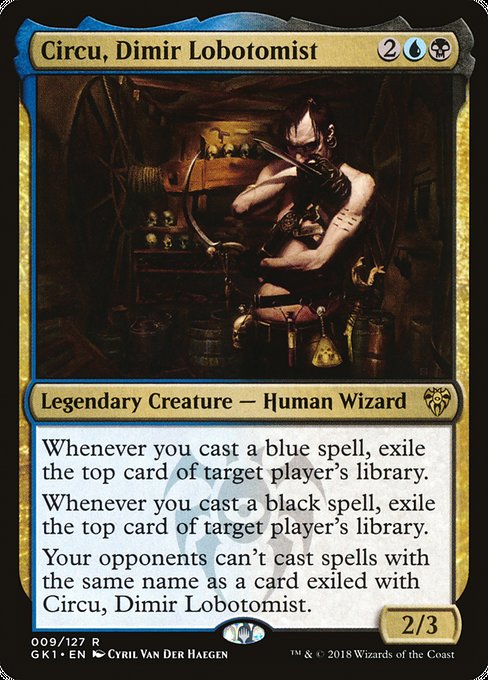 Circu, Dimir Lobotomist [GRN Guild Kit] | Gam3 Escape
