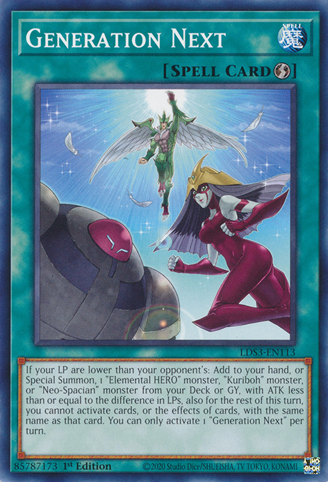 Generation Next [LDS3-EN113] Common | Gam3 Escape