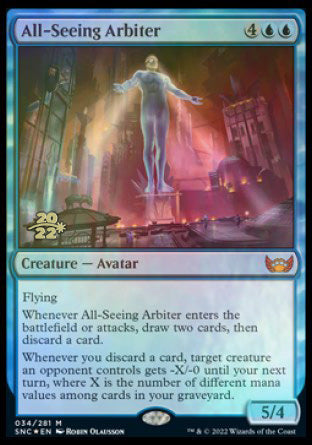 All-Seeing Arbiter [Streets of New Capenna Prerelease Promos] | Gam3 Escape