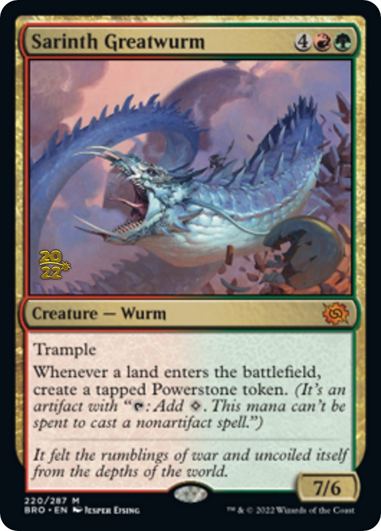 Sarinth Greatwurm [The Brothers' War: Prerelease Promos] | Gam3 Escape