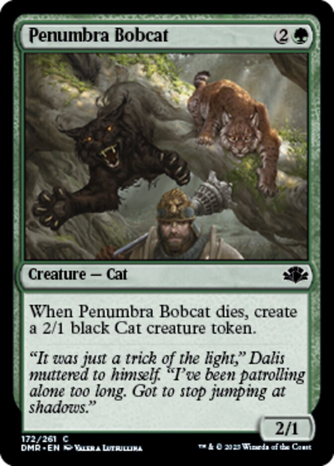 Penumbra Bobcat [Dominaria Remastered] | Gam3 Escape