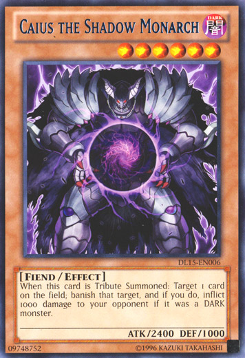 Caius the Shadow Monarch (Blue) [DL15-EN006] Rare | Gam3 Escape