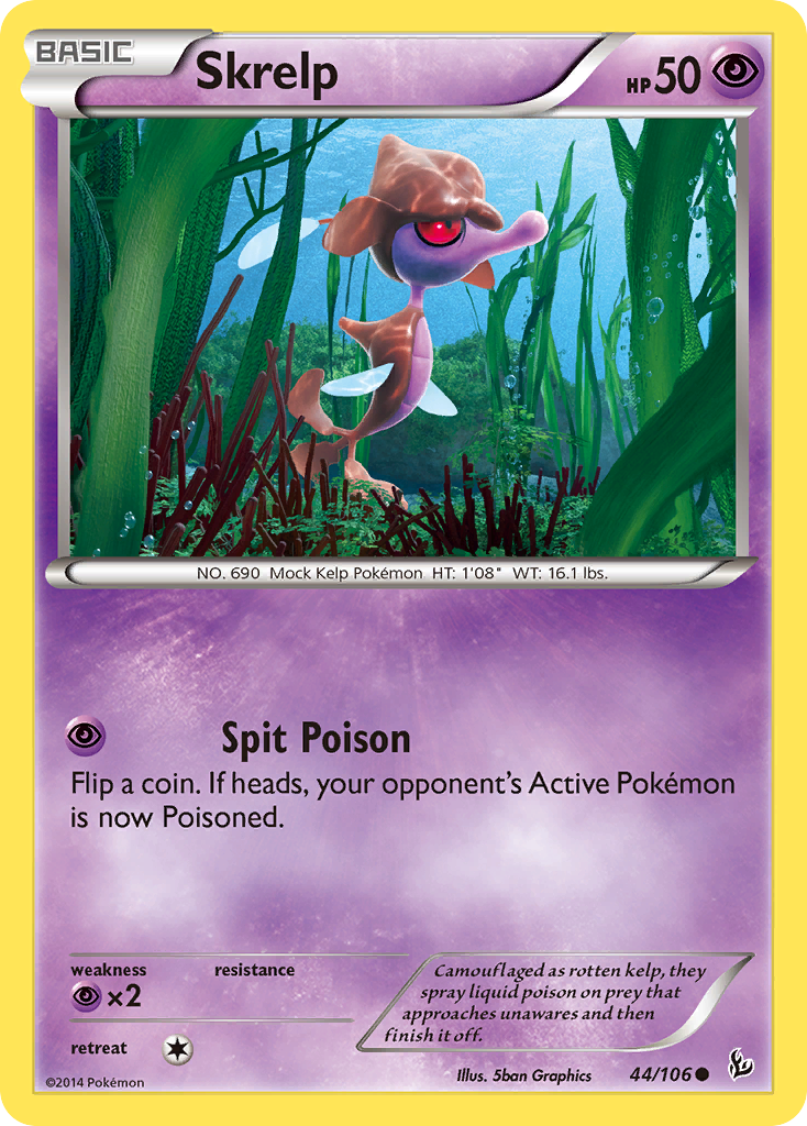 Skrelp (44/106) [XY: Flashfire] | Gam3 Escape