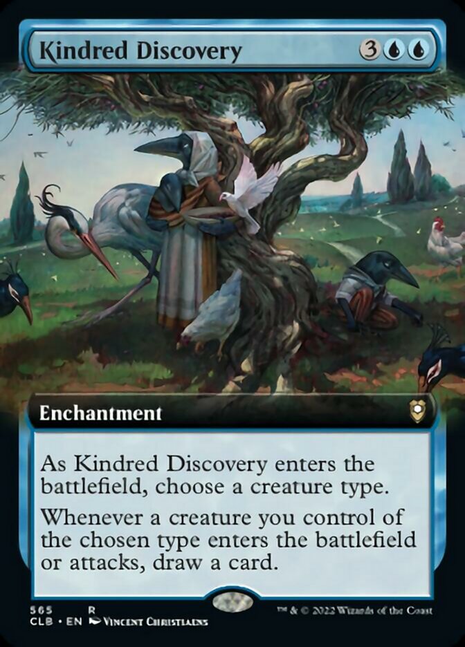 Kindred Discovery (Extended Art) [Commander Legends: Battle for Baldur's Gate] | Gam3 Escape