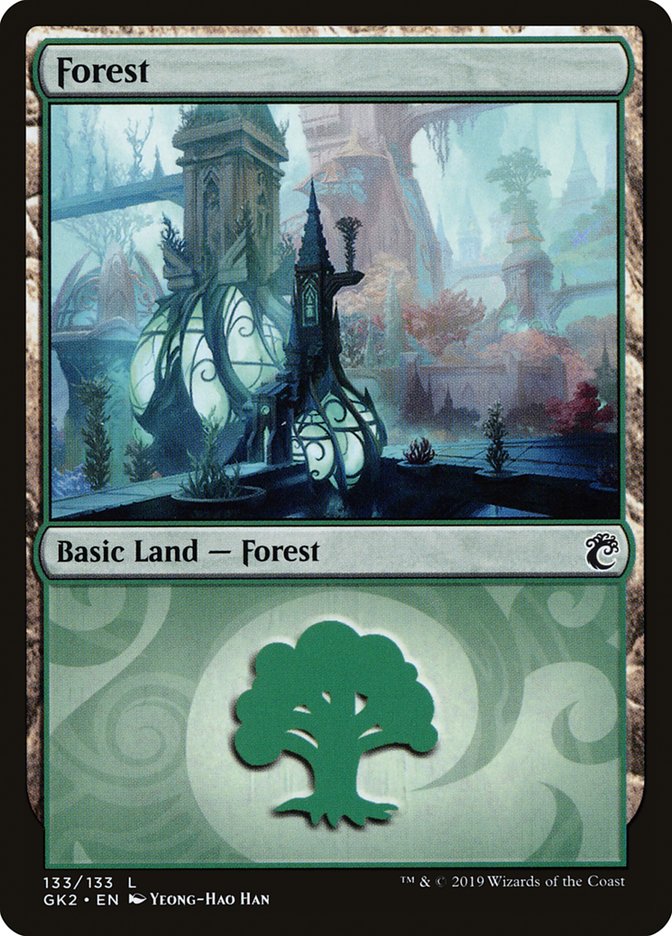 Forest (133) [Ravnica Allegiance Guild Kit] | Gam3 Escape