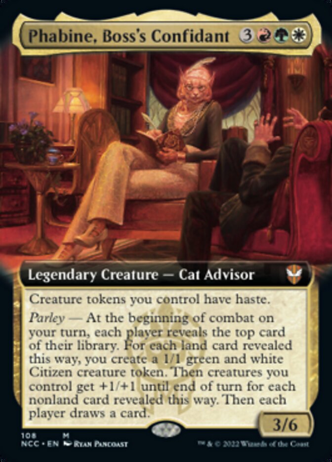 Phabine, Boss's Confidant (Extended Art) [Streets of New Capenna Commander] | Gam3 Escape