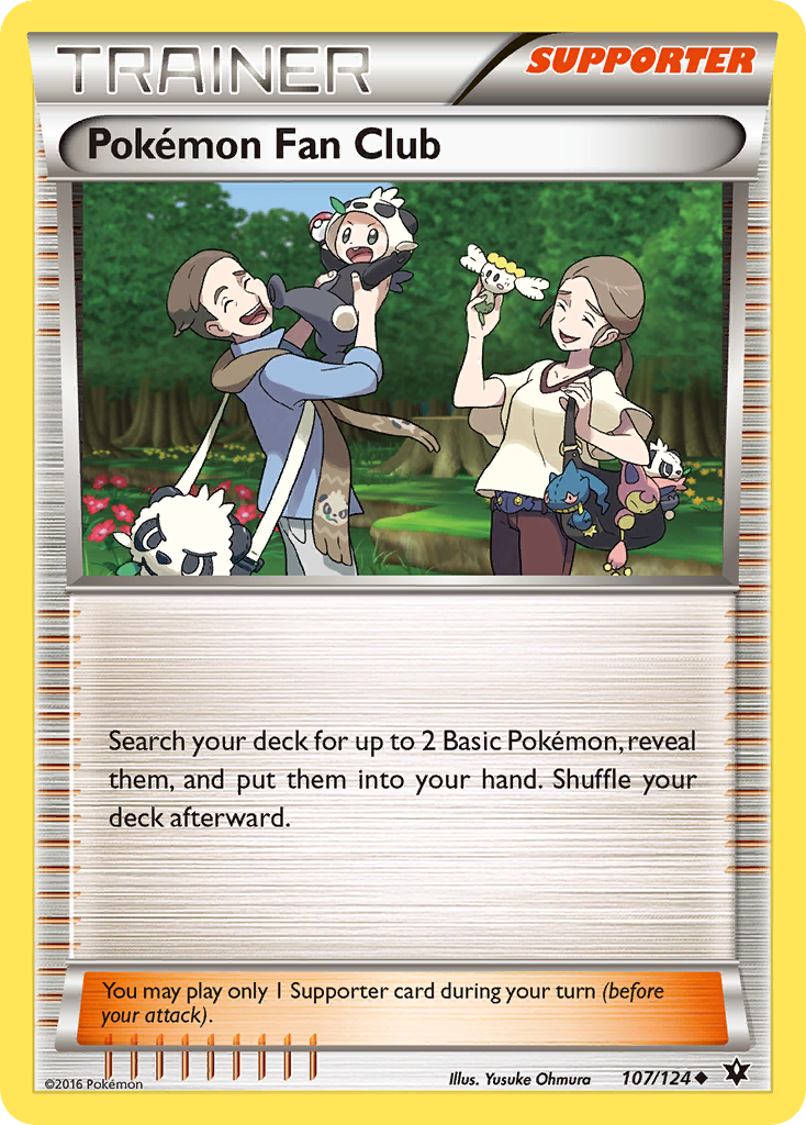 Pokemon Fan Club (107/124) [XY: Fates Collide] | Gam3 Escape