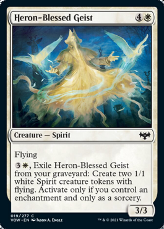 Heron-Blessed Geist [Innistrad: Crimson Vow] | Gam3 Escape