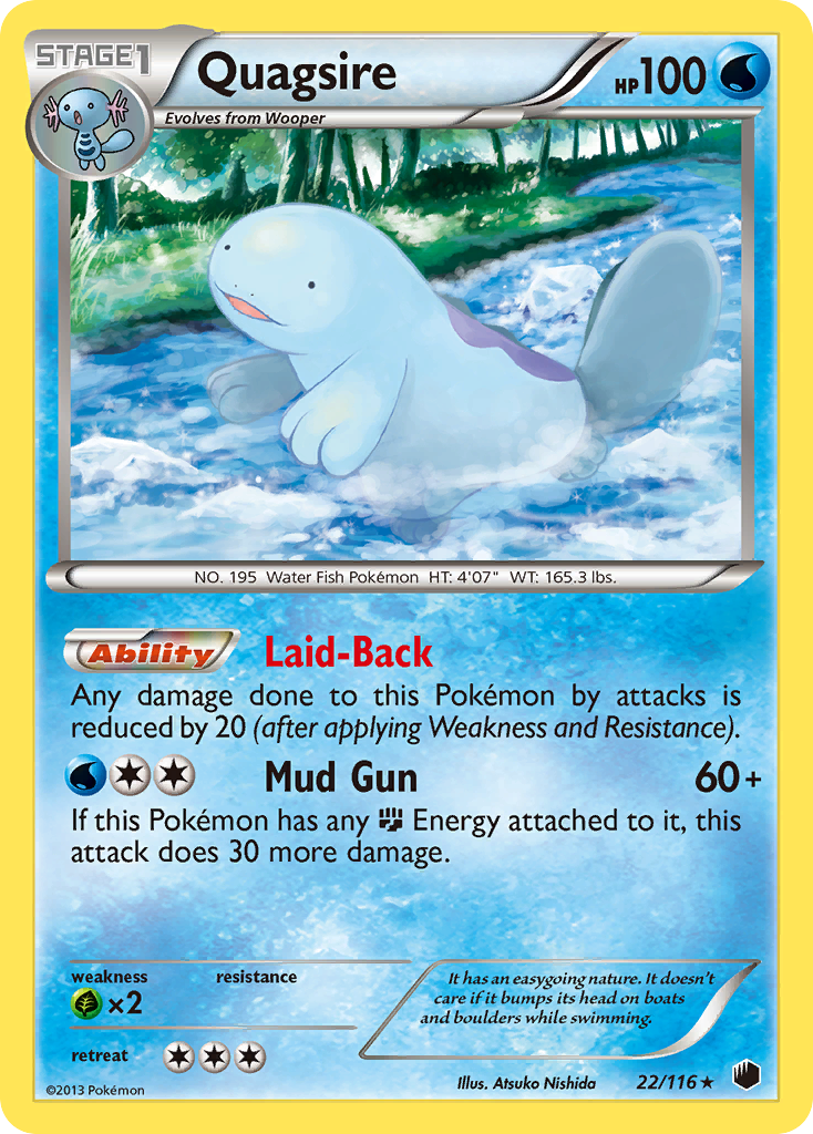 Quagsire (22/116) [Black & White: Plasma Freeze] | Gam3 Escape