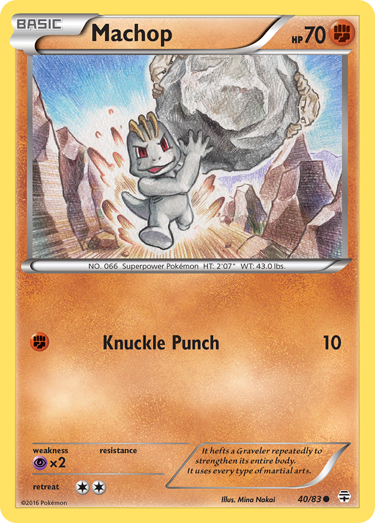 Machop (40/83) [XY: Generations] | Gam3 Escape