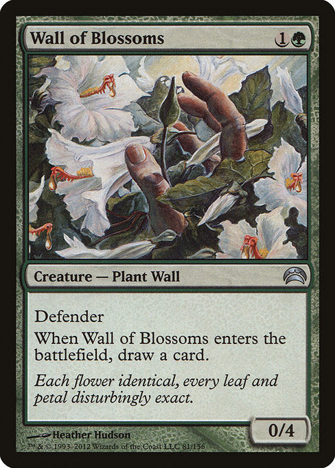 Wall of Blossoms [Planechase 2012] | Gam3 Escape