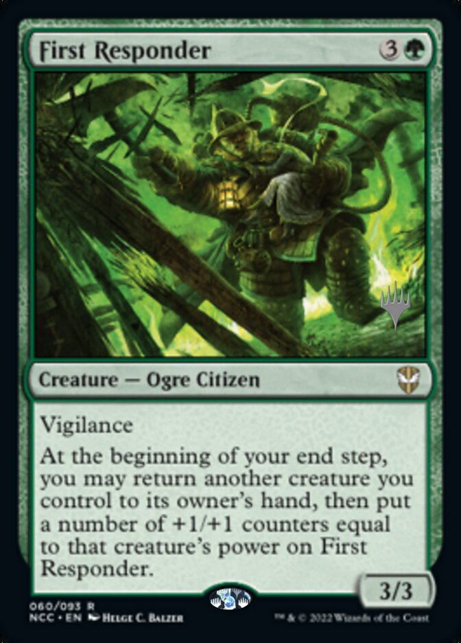 First Responder (Promo Pack) [Streets of New Capenna Commander Promos] | Gam3 Escape