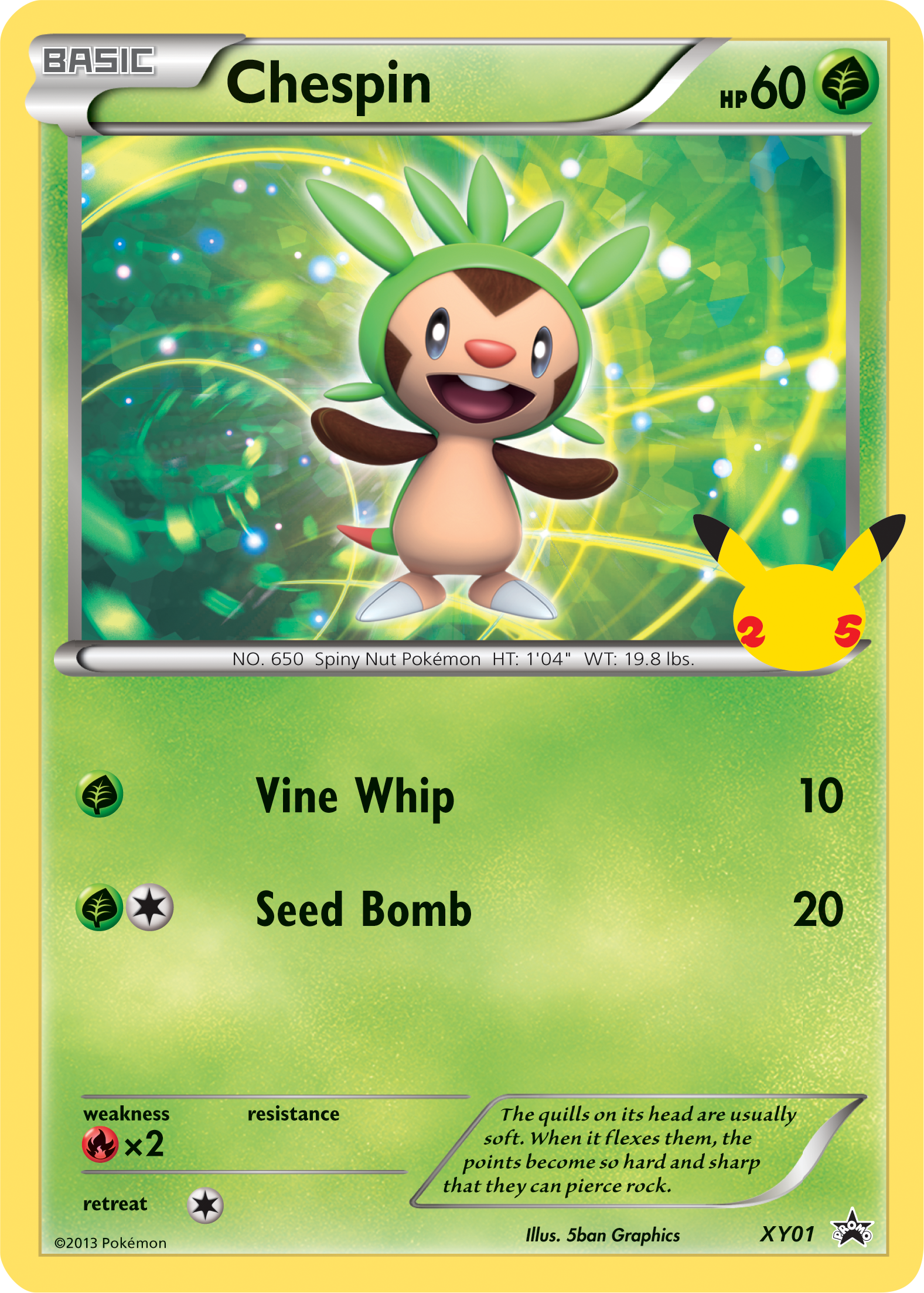 Chespin (XY01) [First Partner Pack] | Gam3 Escape
