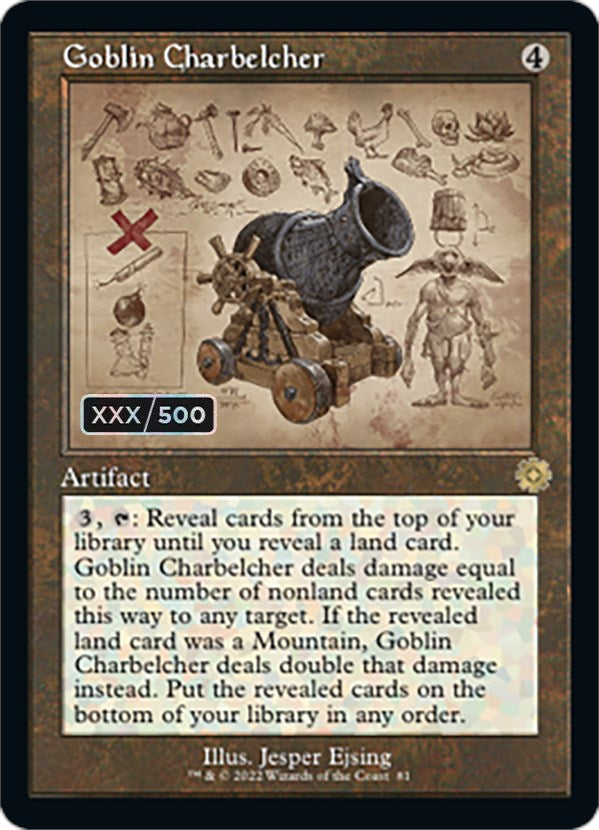 Goblin Charbelcher (Retro Schematic) (Serial Numbered) [The Brothers' War Retro Artifacts] | Gam3 Escape