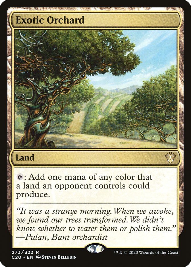Exotic Orchard [Commander 2020] | Gam3 Escape
