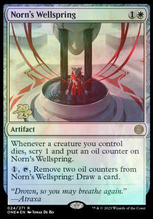 Norn's Wellspring [Phyrexia: All Will Be One Prerelease Promos] | Gam3 Escape