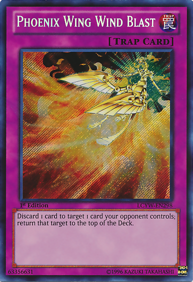 Phoenix Wing Wind Blast [LCYW-EN298] Secret Rare | Gam3 Escape