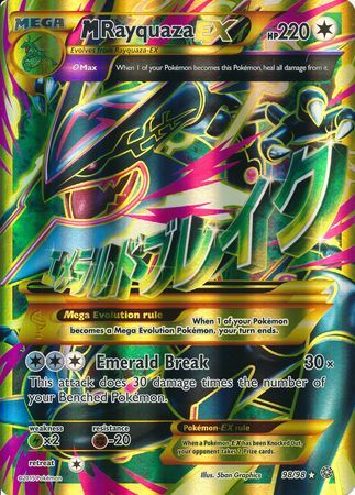 M Rayquaza EX (98/98) (Jumbo Card) [XY: Ancient Origins] | Gam3 Escape