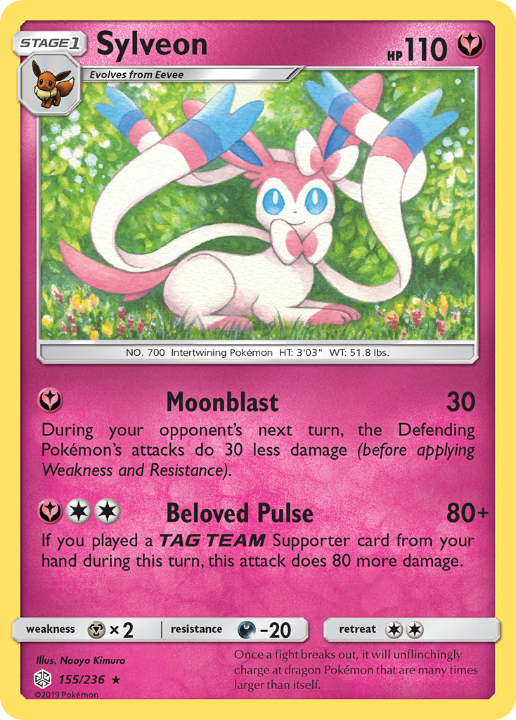 Sylveon (155/236) [Sun & Moon: Cosmic Eclipse] | Gam3 Escape