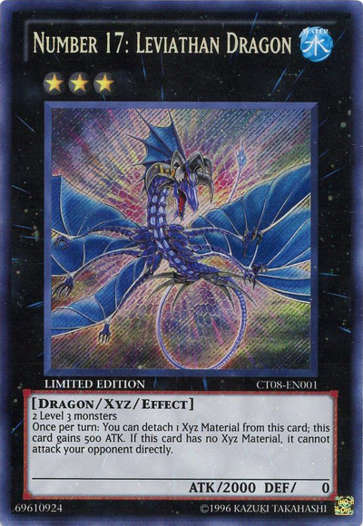 Number 17: Leviathan Dragon [CT08-EN001] Secret Rare | Gam3 Escape