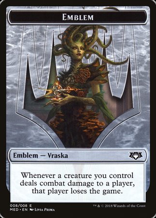 Emblem - Vraska, Golgari Queen [Mythic Edition Tokens] | Gam3 Escape