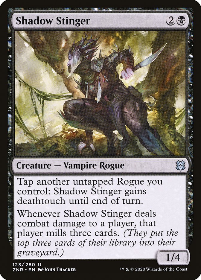 Shadow Stinger [Zendikar Rising] | Gam3 Escape
