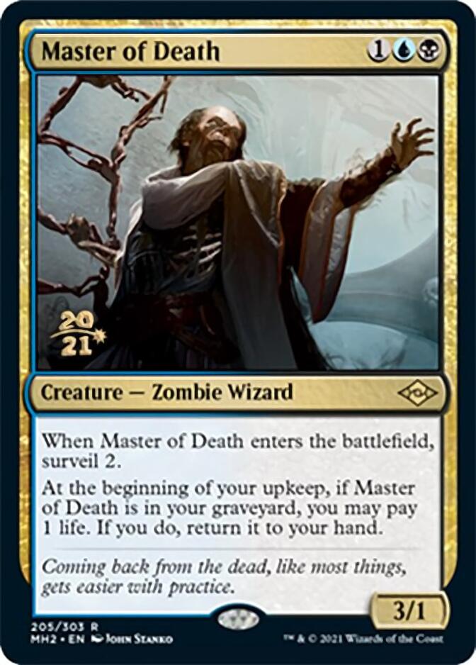 Master of Death [Modern Horizons 2 Prerelease Promos] | Gam3 Escape