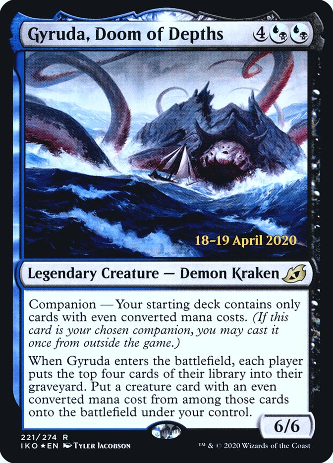 Gyruda, Doom of Depths  [Ikoria: Lair of Behemoths Prerelease Promos] | Gam3 Escape