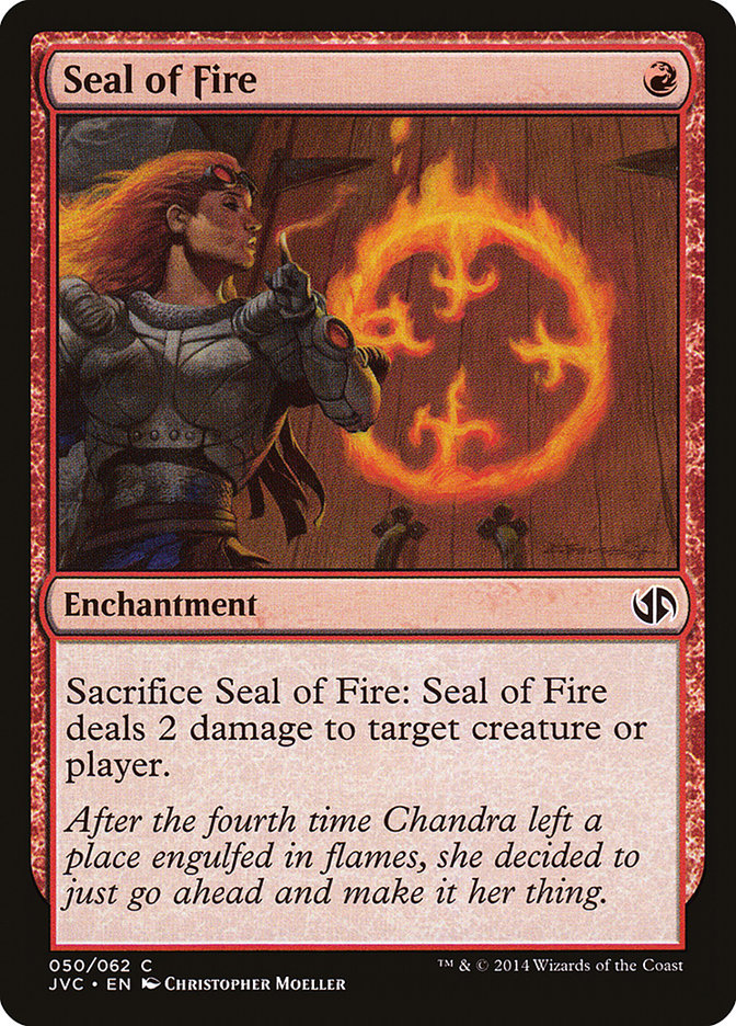 Seal of Fire [Duel Decks Anthology] | Gam3 Escape