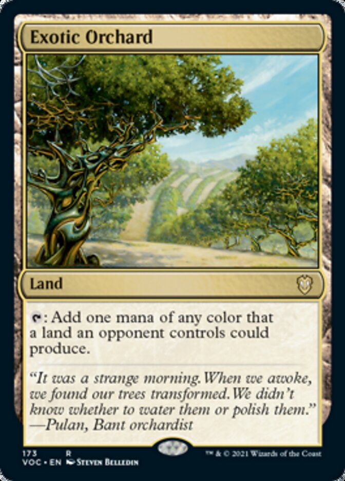 Exotic Orchard [Innistrad: Crimson Vow Commander] | Gam3 Escape