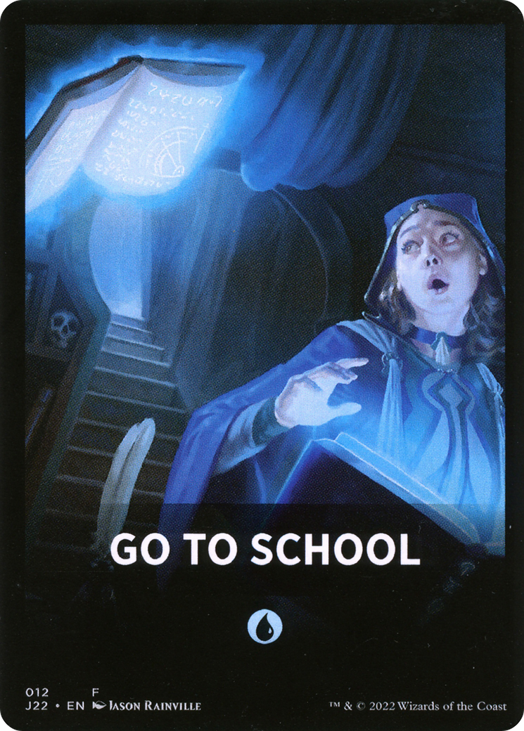 Go to School Theme Card [Jumpstart 2022 Front Cards] | Gam3 Escape