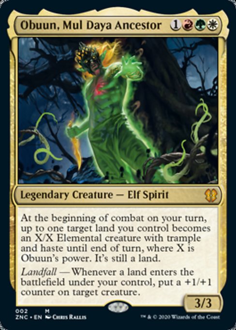Obuun, Mul Daya Ancestor [Commander: Zendikar Rising] | Gam3 Escape