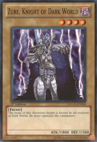 Zure, Knight of Dark World [SDGU-EN004] Common | Gam3 Escape