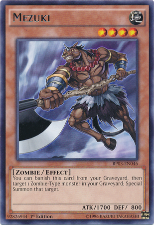 Mezuki [BP03-EN046] Rare | Gam3 Escape