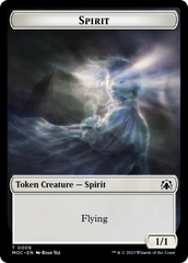 Spirit (9) // Treasure Double-Sided Token [March of the Machine Commander Tokens] | Gam3 Escape