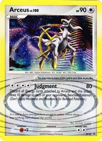 Arceus (DP50) (Jumbo Card) [Diamond & Pearl: Black Star Promos] | Gam3 Escape