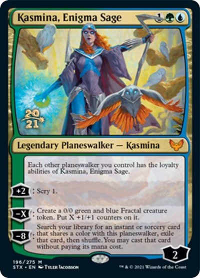 Kasmina, Enigma Sage [Strixhaven: School of Mages Prerelease Promos] | Gam3 Escape