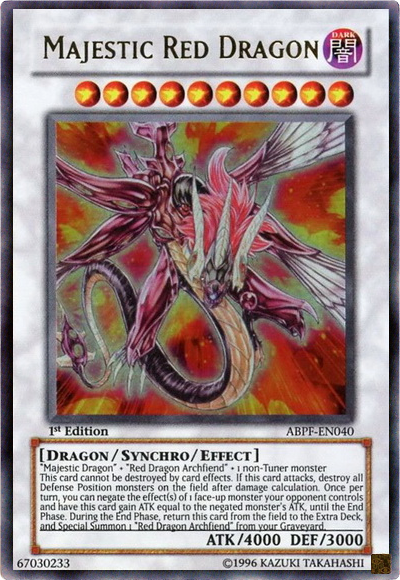 Majestic Red Dragon [ABPF-EN040] Ultra Rare | Gam3 Escape