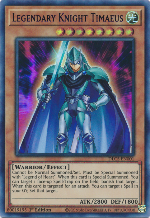 Legendary Knight Timaeus (Blue) [DLCS-EN001] Ultra Rare | Gam3 Escape