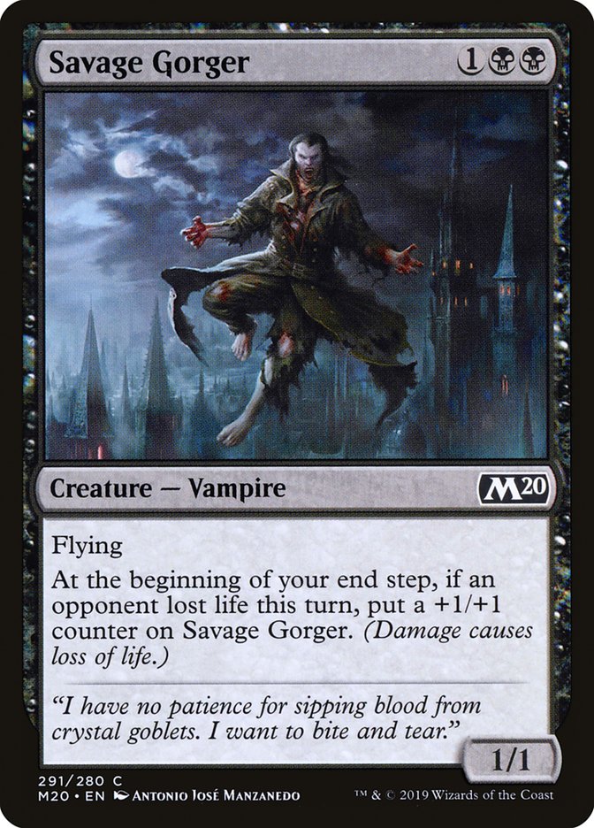 Savage Gorger [Core Set 2020] | Gam3 Escape