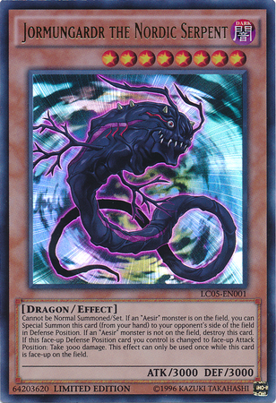 Jormungardr the Nordic Serpent [LC05-EN001] Ultra Rare | Gam3 Escape