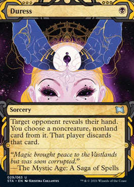 Duress (Etched Foil) [Strixhaven Mystical Archive] | Gam3 Escape